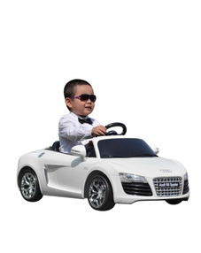 快乐年华儿童电动车专场奥迪r8双驱版儿童可坐遥控车